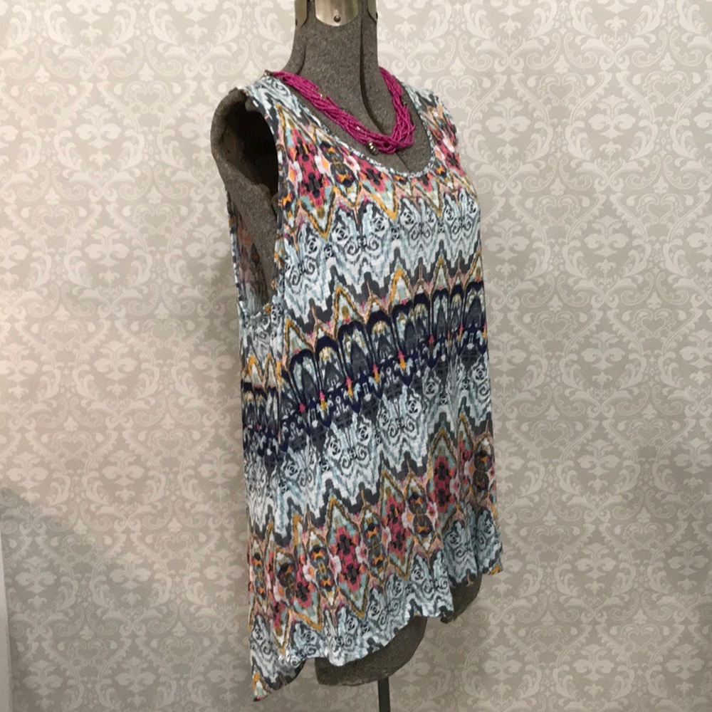 Lucy & Laurel Boho Tank Sz 1X